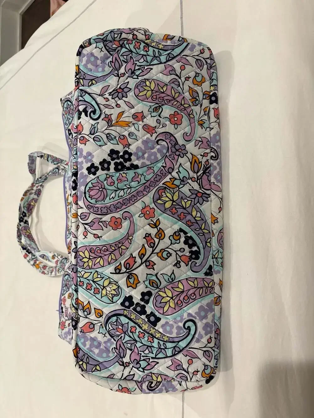 Vera Bradley Maddalena Paisley Large Expandable Travel Tote Bag NWOT